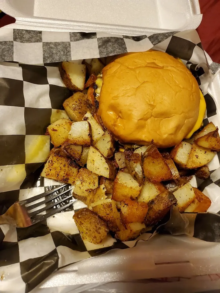 Cheese Burger American Fries
