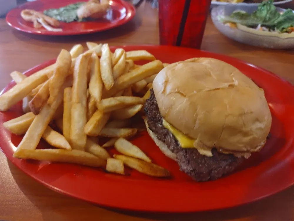 Cheeseburger and Fries