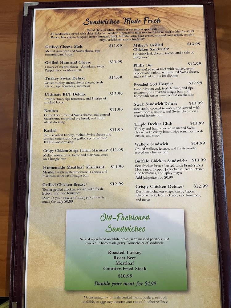 Oak Roads Grill & Bar Menu image 2